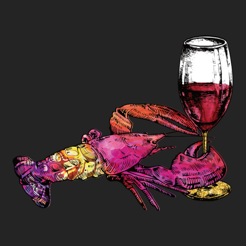 Crustaceancore Lobster With Wine Glass 3/4 Sleeve Shirt | Artistshot