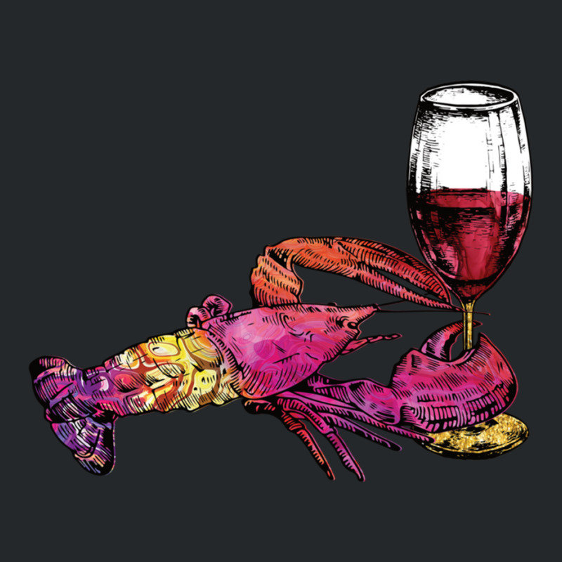 Crustaceancore Lobster With Wine Glass Crewneck Sweatshirt | Artistshot