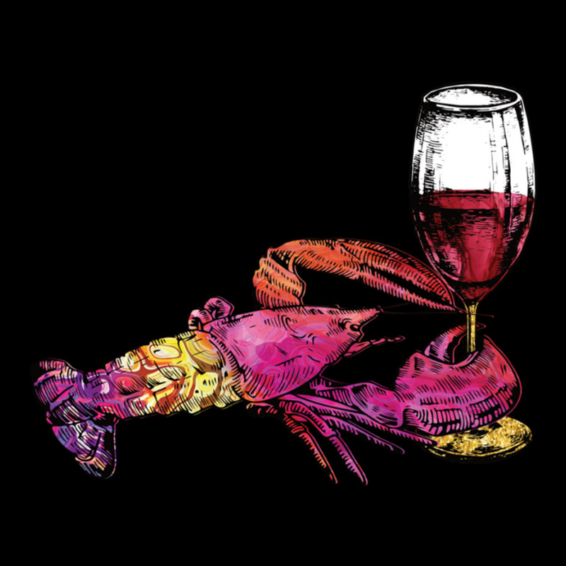 Crustaceancore Lobster With Wine Glass Zipper Hoodie | Artistshot