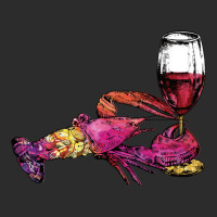 Crustaceancore Lobster With Wine Glass Exclusive T-shirt | Artistshot