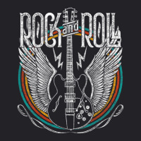 Distressed Vintage Retro 80s Rock & Roll Music Guitar Wings Youth Tee | Artistshot