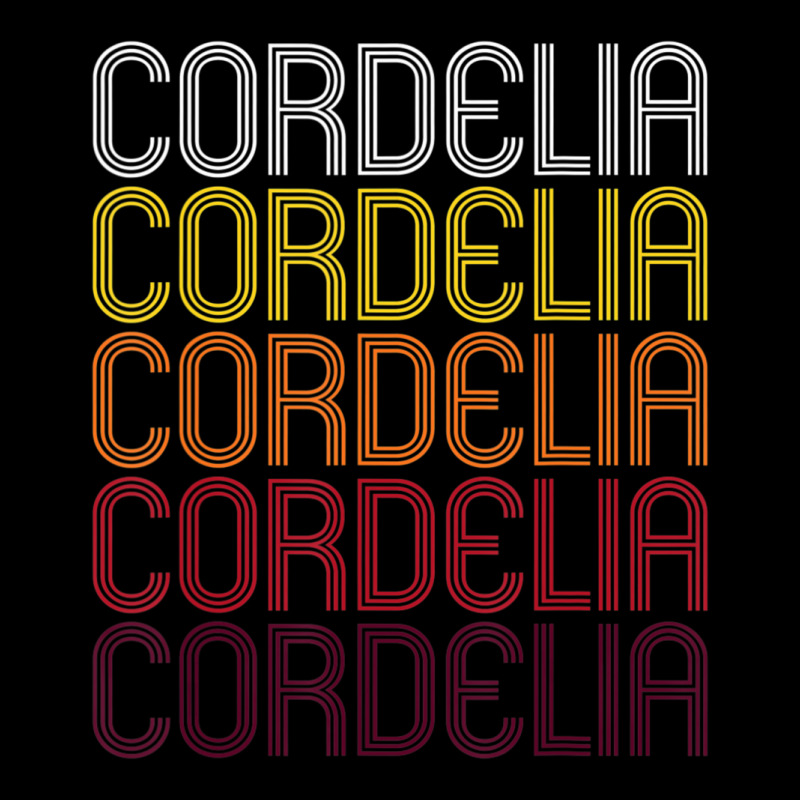 Cordelia Retro Wordmark Pattern Vintage Style Youth Zipper Hoodie by Whitfield Wolff | Artistshot