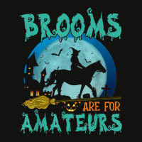 Witch Riding Horse Halloween Brooms Are For Amateurs Scorecard Crop Tee | Artistshot