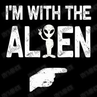 I'm With The Alien Halloween Costumes Adjustable Cap | Artistshot