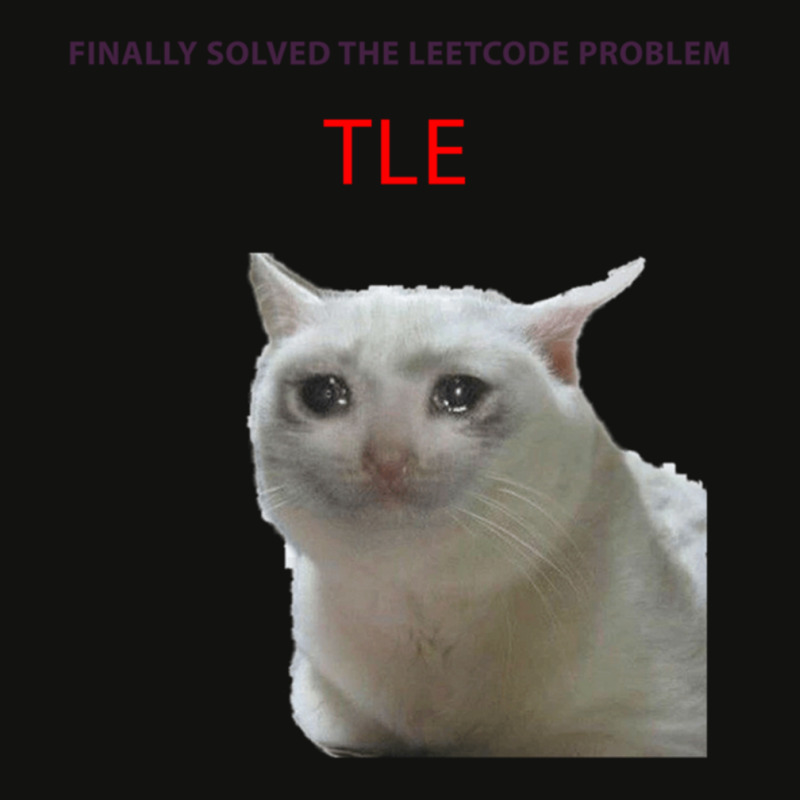 Leetcode Problem Crying Cat Meme Scorecard Crop Tee by KEITHSHAPIRO | Artistshot