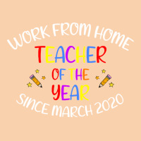 Teachers Gifts T  Shirt Work From Home Teacher Of The Year   Teacher G Cropped Hoodie | Artistshot