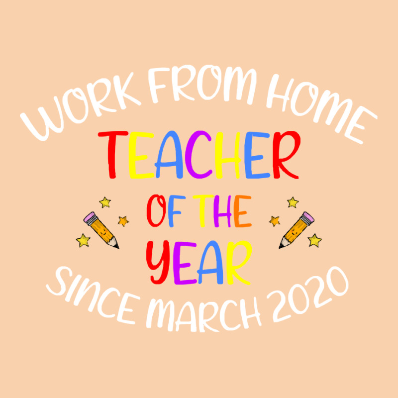 Teachers Gifts T  Shirt Work From Home Teacher Of The Year   Teacher G Cropped Hoodie by cm-arts | Artistshot