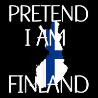 Pretend I Am Finland Costume Party Funny Halloween Baby Tee | Artistshot