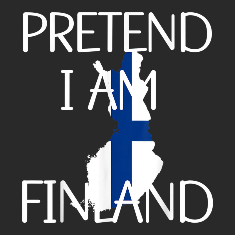 Pretend I Am Finland Costume Party Funny Halloween Toddler T-shirt by Outpost | Artistshot