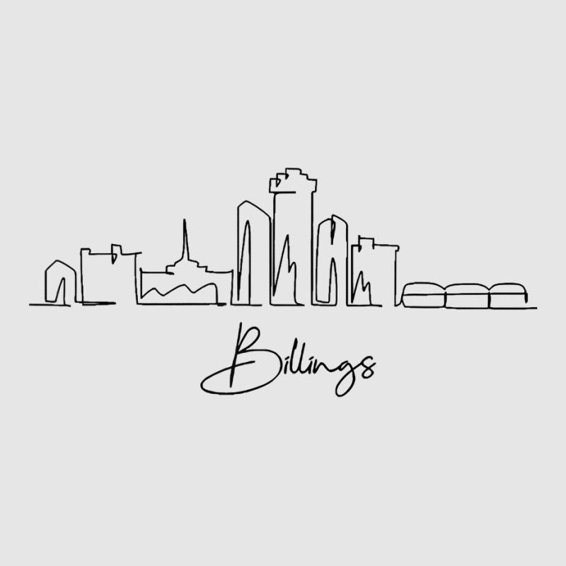 City Skyline Travel Souvenir Tourist Billings Montana T Shirt Full-length Apron | Artistshot