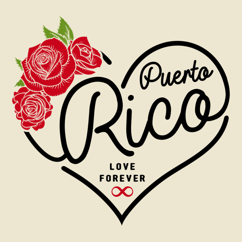 Puerto Rico Love Forever Cropped Hoodie by honeysuckle | Artistshot