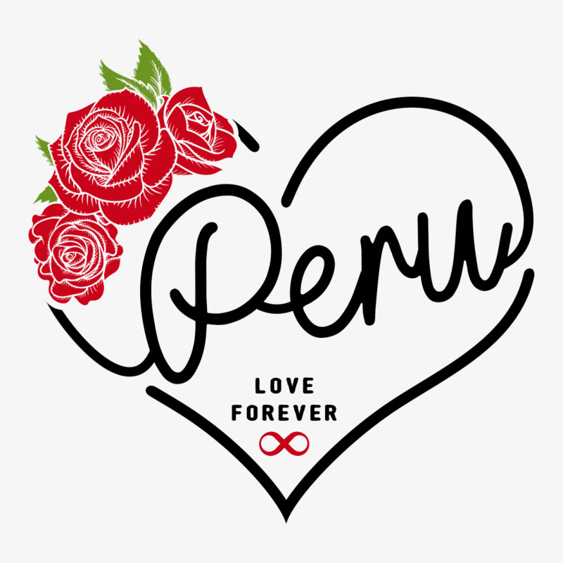 Peru Love Forever Ladies Fitted T-Shirt by honeysuckle | Artistshot