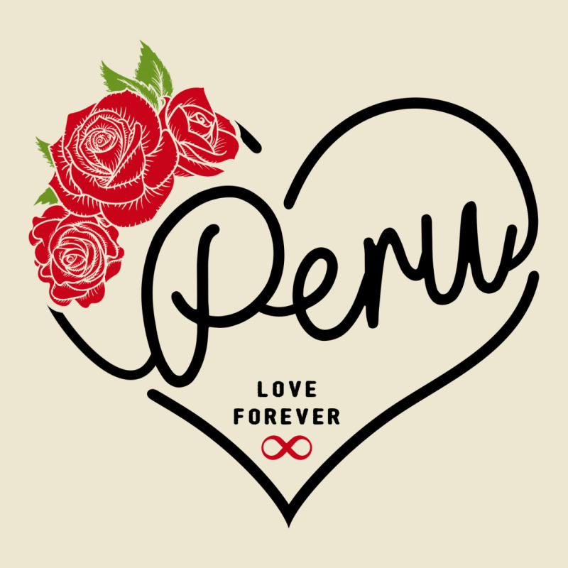 Peru Love Forever Cropped Hoodie by honeysuckle | Artistshot