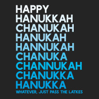 Happy Hanukkah Jewish Holiday Chanukah Menorah Dreidel 3/4 Sleeve Shirt | Artistshot