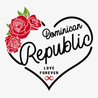 Dominican Republic Love Forever Ladies Fitted T-shirt | Artistshot