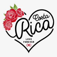 Costa Rica Love Forever Ladies Fitted T-shirt | Artistshot