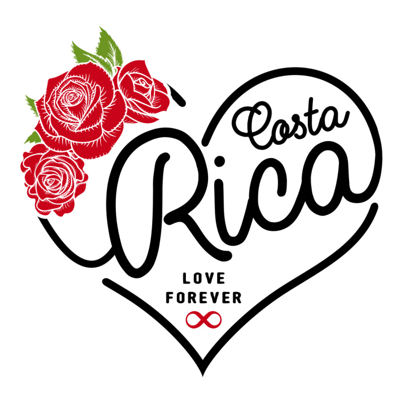 Costa Rica Love Forever Zipper Hoodie by honeysuckle | Artistshot