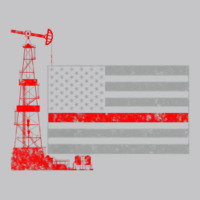 Oil Drilling Rig Flag American Gift For Oilfield Workers Baby Bodysuit | Artistshot