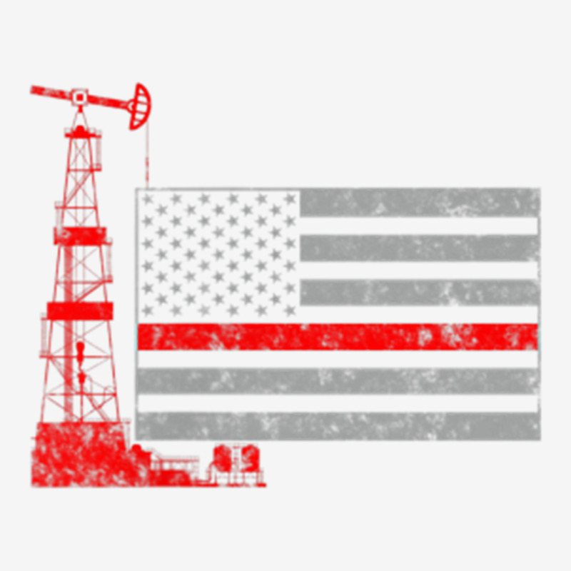 Oil Drilling Rig Flag American Gift For Oilfield Workers Youth 3/4 Sleeve | Artistshot