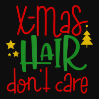 Christmas Hair Don't Care Funny Noel Novelty Holiday Item T Shirt Crop Top | Artistshot