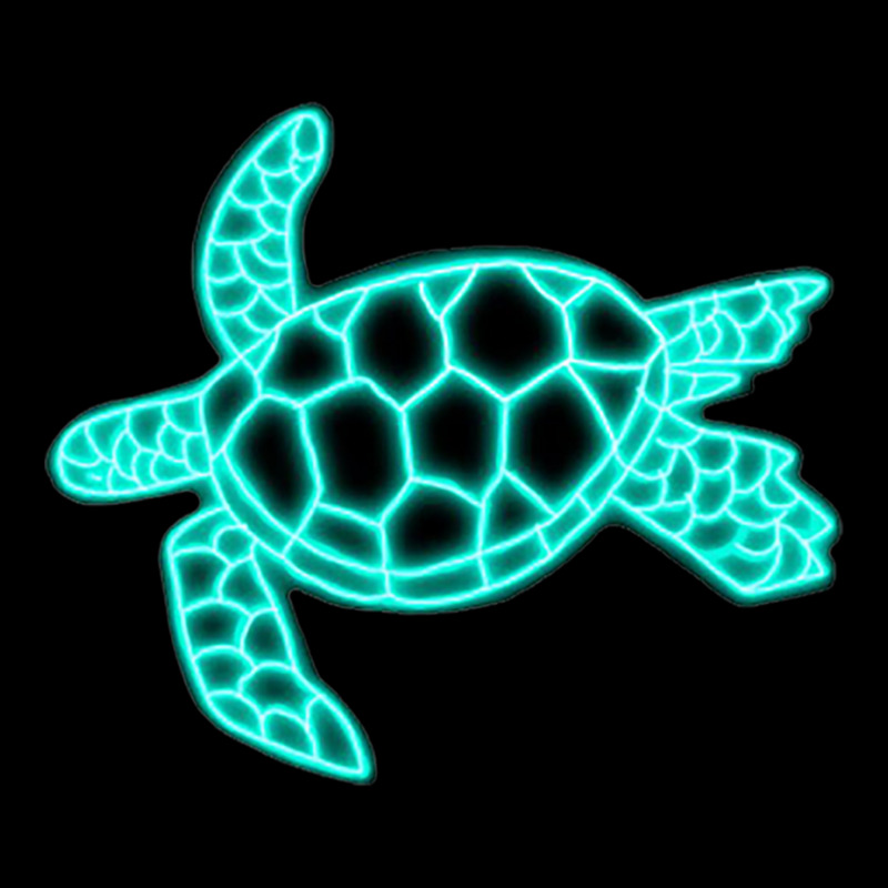 Neon Sea Turtle Lightweight Hoodie | Artistshot