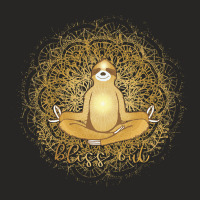 Sloth Meditating Bliss Out, Sloth Meditating, Bliss Out, Sloth Meditat Ladies Fitted T-shirt | Artistshot