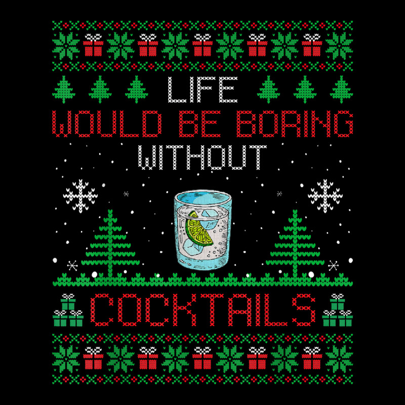 Gin And Tonic Drinker Gift Gin And Tonic Ugly Xmas T Shirt Cropped Sweater by cm-arts | Artistshot