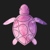 Sea Turtle Purple Watercolor Classic T-shirt | Artistshot