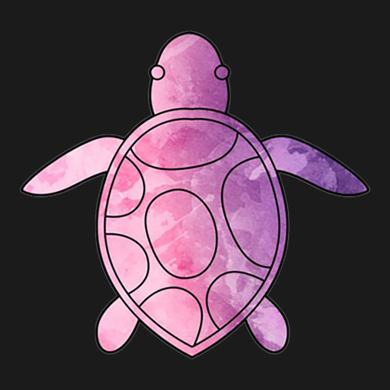 Sea Turtle Purple Watercolor Full-length Apron | Artistshot