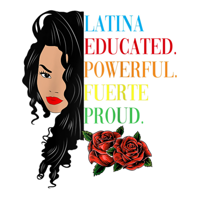 Latina Educated Powerful Proud Latinas Raglan Baseball Tee Long Sleeve Baby Bodysuit by cm-arts | Artistshot