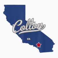 Colton California Ca Map T Shirt T-shirt | Artistshot