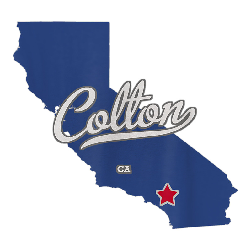 Colton California Ca Map T Shirt Crewneck Sweatshirt | Artistshot