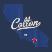 Colton California Ca Map T Shirt Men Denim Jacket | Artistshot