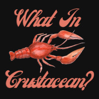 What In Crustacean  Cute Crustaceancore Portrait Canvas Print | Artistshot