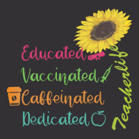 Educated Vaccinated Caffeinated Dedicat T  Shirt Educated Vaccinated C Vintage Short | Artistshot