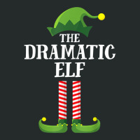 Dramatic Elf Matching Family Group Christmas Party Pajama T Shirt Women's Triblend Scoop T-shirt | Artistshot