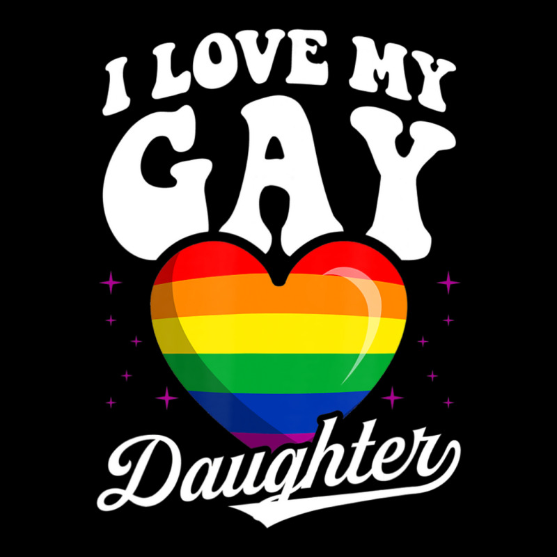 I Love My Gay Daughter Gay Pride Flag Queer Proud Mom Dad Long Sleeve Shirts | Artistshot