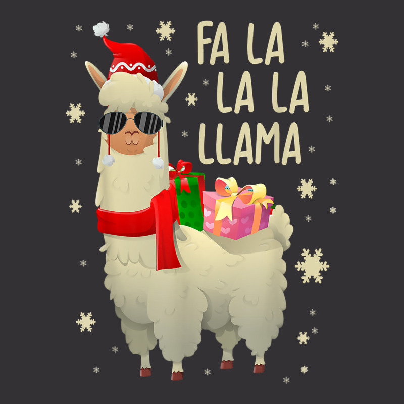 Fa La La Llama   Funny Falala Llama Christmas T Shirt Vintage Hoodie | Artistshot