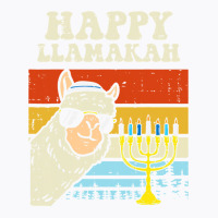 Happy Llamakah Jewish Llama Funny Hanukkah Pajamas Chanukah T-shirt | Artistshot