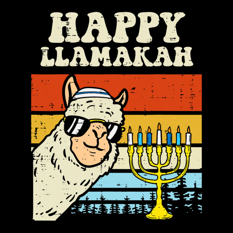 Happy Llamakah Jewish Llama Funny Hanukkah Pajamas Chanukah Fleece Short | Artistshot