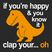 Trex Clap Your Hands Printed Hat | Artistshot