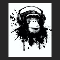 Banksy Dj Monkey Thinker With Headphones Women's Pajamas Set | Artistshot