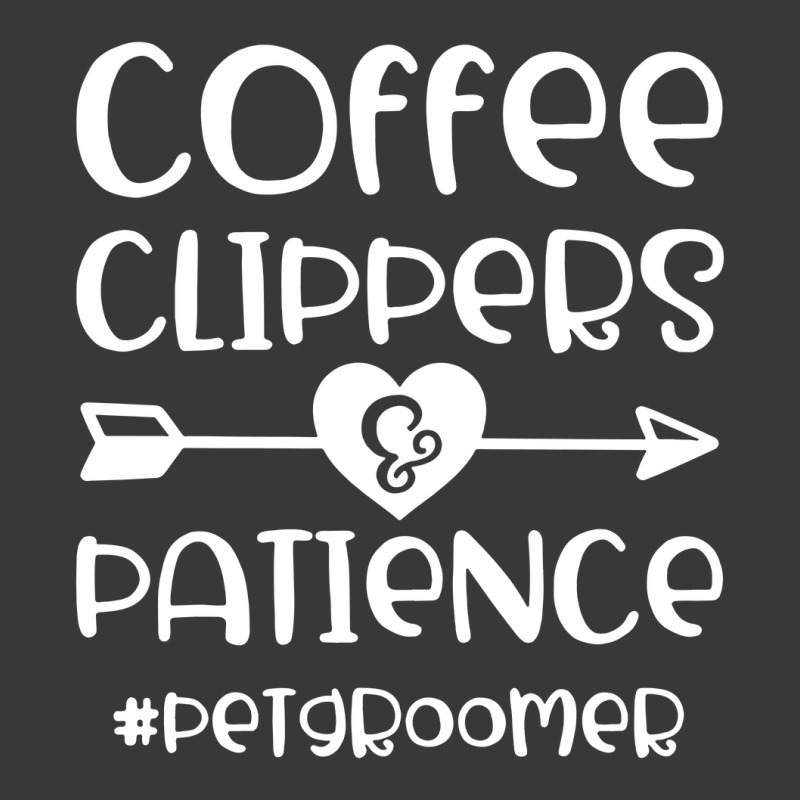 Coffee Clippers & Patience Hashtag Pet Groomer Funny Ladies Curvy T-Shirt by cm-arts | Artistshot