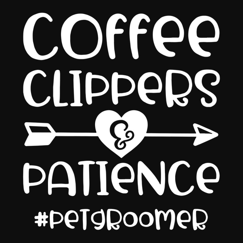 Coffee Clippers & Patience Hashtag Pet Groomer Funny Crop Top by cm-arts | Artistshot