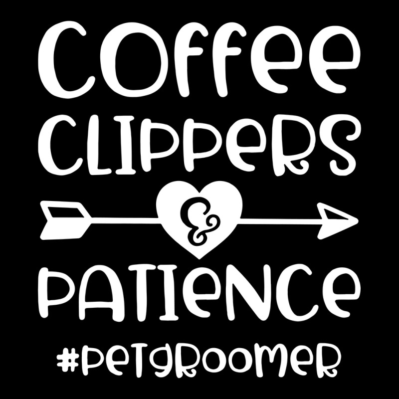 Coffee Clippers & Patience Hashtag Pet Groomer Funny Maternity Scoop Neck T-shirt by cm-arts | Artistshot