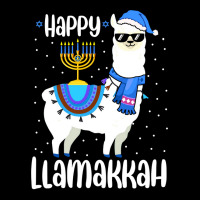 Happy Llamakkah Cute Jewish Llama Sunglasses Hanukkah Men's 3/4 Sleeve Pajama Set | Artistshot