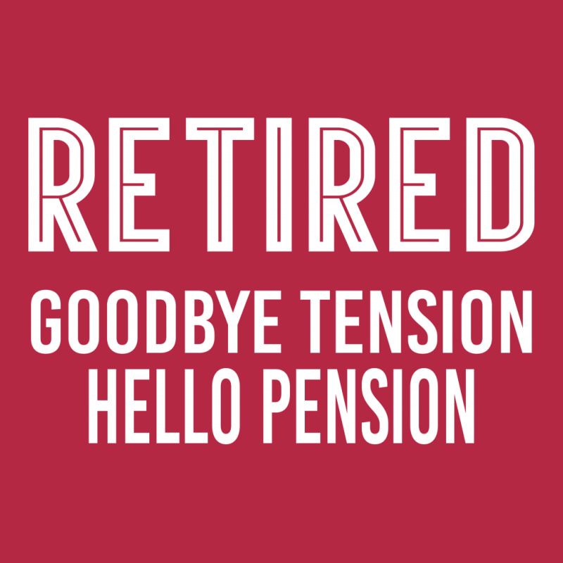 Retired Goodbye Tension Hello Pensiyon Champion Hoodie | Artistshot