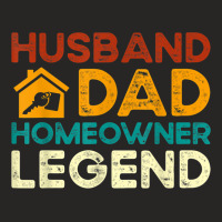 Husband Dad Homeowner Legend Housewarming Party Ladies Fitted T-shirt | Artistshot