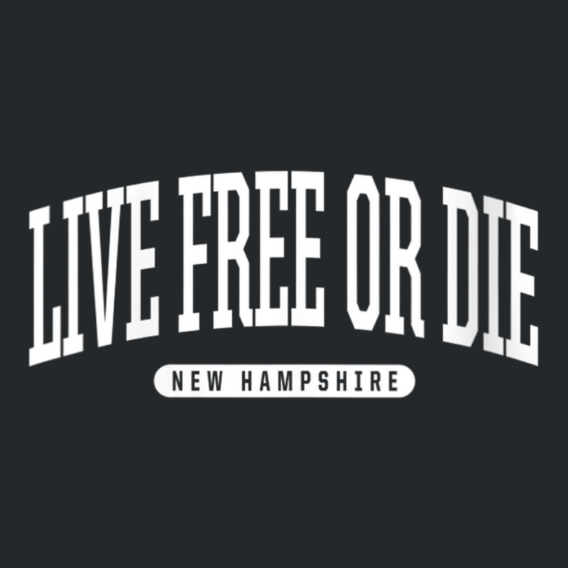 Womens College Style Live Free Or Die New Hampshire Souvenir Gift V Ne Crewneck Sweatshirt by cm-arts | Artistshot