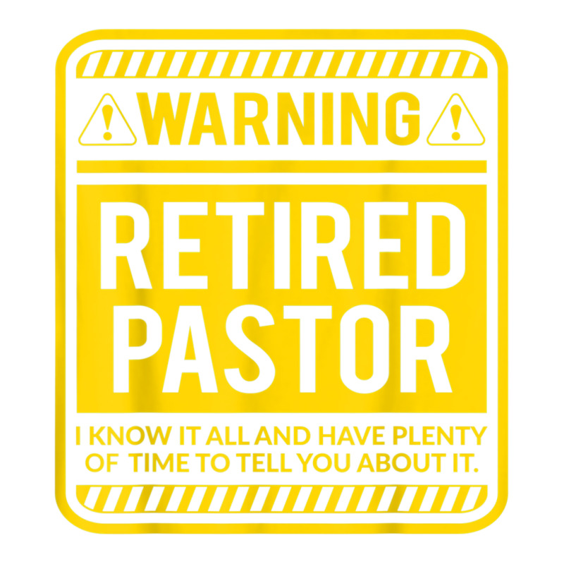 Retirement Gifts Retirement Party Warning Retired Pastor T Shirt Crewneck Sweatshirt by cm-arts | Artistshot